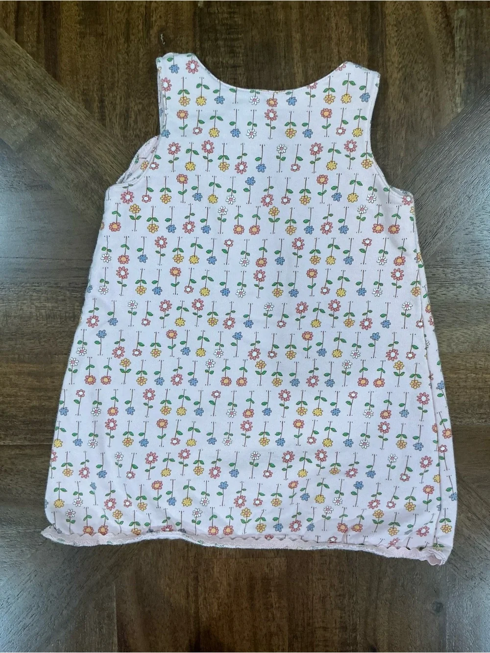 Vintage Baby Gap Size 6-12 Months Floral Tank Jumper Dress